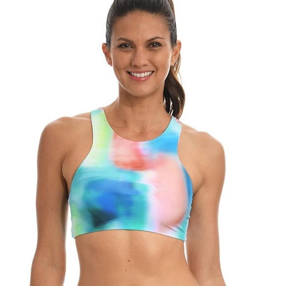 25M.- Women’s Halter Swimsuit Bikini Top Swimsuit Top. Multi Color - Picture 1 of 4